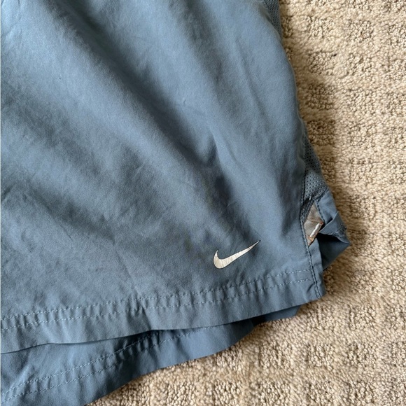 NIKE men’s blue athletic drawstring shorts size large - Picture 2 of 4
